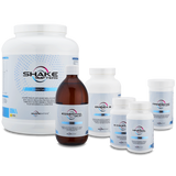 Meal Replacement Weight Loss Shake Chocolate, Omega 3 Fish Oil Capsules, EFA, Vitamin D, CoQ10, Probiotic, B Complex and Multi Mineral Complex