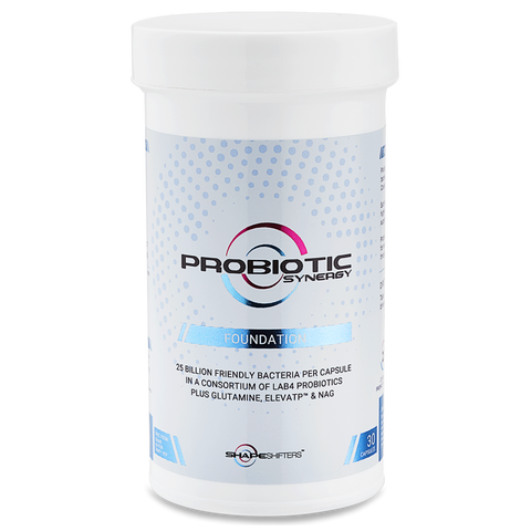 Shake Shifters Probiotic Synergy LAB4 Lactobacillus Probiotic in Vegetarian Capsules