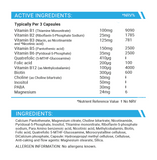 B Complex Vitamins Capsules Ingredients suitable for Vegans